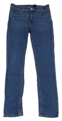 Modré skinny fit rifle H&M