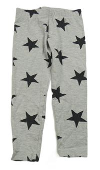 Sivé hviezdičkované legíny H&M