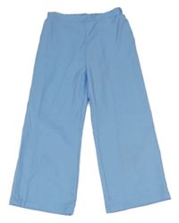 Svetlomodré culottes nohavice Shein