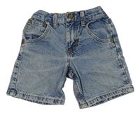 Modré riflové kraťasy 