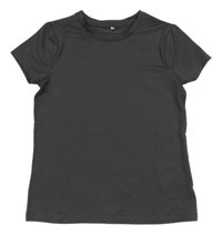 Tmavosivé športové tričko H&M