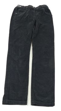 Tmavošedé sametové manšestrové kalhoty Jako-o