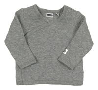 Sivá prešívaná zavinovací zateplená mikina Lily & Dan