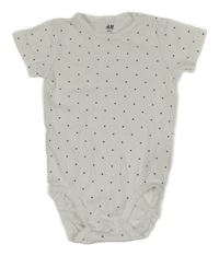 Bílé puntíkované body H&M