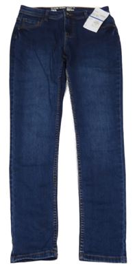 Nové - Tmavomodré skinny rifle Denim Co. 