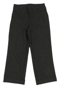 Tmavosivé melírované teplákové nohavice Tu