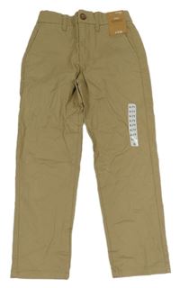 Nové - béžové chino plátěné kalhoty St. Bernard