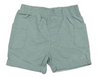 Světlešedomodré melírované cargo kraťasy lupilu