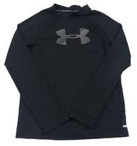 Čierne športové funkčné tričko s logom Under Armour