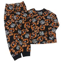 Černo-oranžové plyšové pyžamo s Dragonball Primark