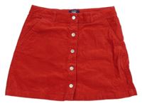 Červená menšestrová prepínaci sukňa Okaidi