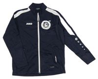 Tmavomodrá športová prepínaci mikina s potlačou Jako