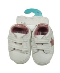 Nové - Biele koženkové cápačky Primark vel. 18