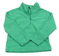 Zelená fleecová funkčná mikina Mountain Warehouse