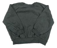 Antracitová oversize mikina George