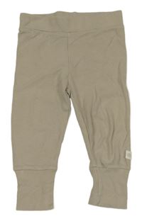 Béžové rebrované tepláky Reserved