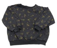 Antracitová mikina s baletkami F&F