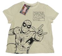Smetanové tričko se Spidermanem marvel