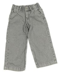 Šedé wide leg rifle H&M