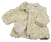 Smetanový kožešinový podšitý kabátek Monsoon