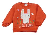 Červená mikina s králikom