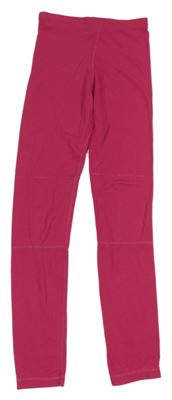 Ružové spodné thermo legíny