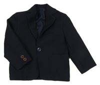 Tmavomodré společenské sako 