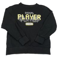 Čierna ľahká mikina s nápisom bpc