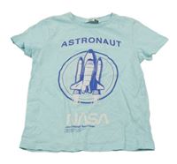 Svetlomodré tričko s raketou Pep&Co