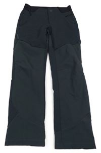 Tmavošedé funkční outdoorové kalhoty Quechua