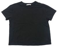 Čierne tričko s vreckom E-Vie