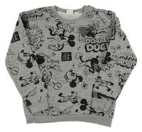 Šedá mikina s Mickeym a kamarády Disney