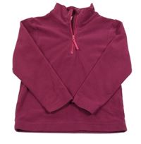 Fuchsiová fleecová funkčná mikina Mountain Warehouse