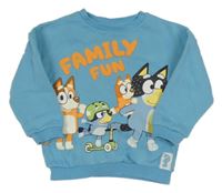 Svetlomodrá mikina s Bluey Tu