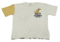 Bielo-horčicové tričko s Plutem H&M