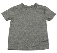 Šedé melírované sportovní tričko Reebok