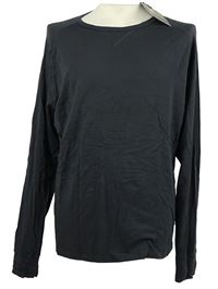 Nové - Pánské tmavošedé triko M&S