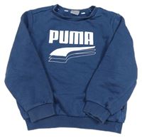 Tmavomodrá mikina s logom Puma