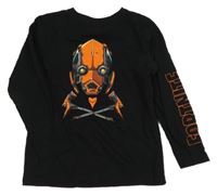 Čierne tričko s Fortnite