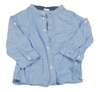 Modro-biela pruhovaná košeľa H&M