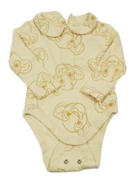 Světlebéžové žebrované body se Simbou Disney