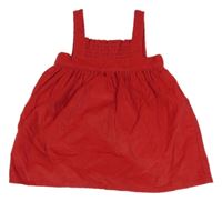 Červené menšestrové šaty