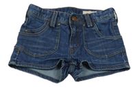 Tmavomodré riflové kraťasy C&A