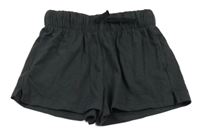 Antracitové teplákové kraťasy H&M