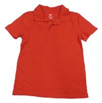 Červené polo tričko H&M