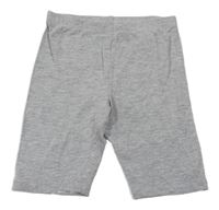 Sivé melírované elastické kraťasy H&M