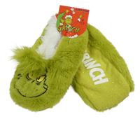 Nové - Zelené zateplené bačkory - Grinch vel. 30