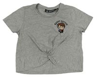 Sivé crop tričko s Harry Potterem Primark