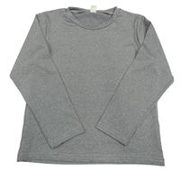 Sivé melírované tričko