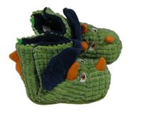 Zelené domácí válenky - dinosaurus Matalan vel. 27